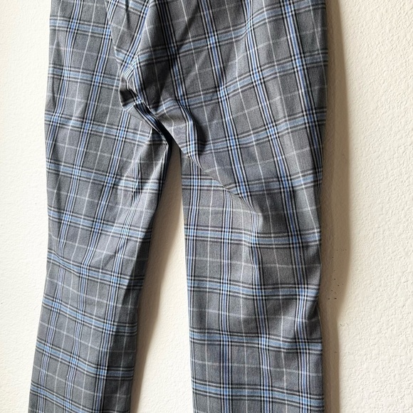 Rag & Bone Simone Slim Ankle Pant in Grey & Blue Plaid Check Sz 4 - Picture 10 of 16